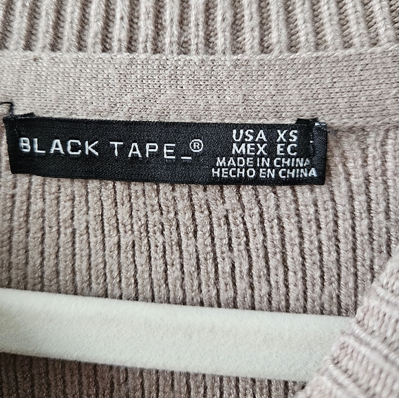 BLACK TAPE Ruby Tunic Sweater XS/S in TAUPE MELANGE - Picture 4 of 6
